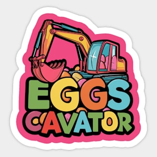 Eggscavator Sticker